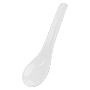 Fern by HomeStop Solid Soup Spoon (White, Free Size)