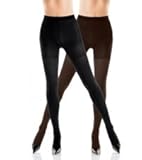 SPANX Tight-End Tights Shaping Reversible Opaque, C, Bittersweet / Black