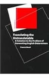 Translating the Untranslatable : A Solution to the Problem of Generating English Determiners, Bond, Francis, 1575864606