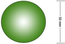 50mm Circular Welding Lens, Green IR Shade 8 by Phillips Safety Products, Inc.