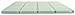 CNK Tile Sage Green Glass Subway Tile - 3