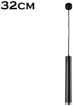 ZHZR Minimalist Chandelier Modern Black/white Cylindrical Long Tube Pendant Light Ceiling Lighting Restaurant Living Room Theme Restaurant Bar Cafe LED/COB Light Source