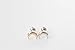 Infinitine Boho Gypsy Cartilage Tragus Round Circle Half Crescent Moon Ear Studs Earring Piercing-Ex (Silver)