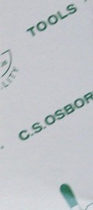 C.S. Osborne No. K-5 - Straight Round Point Needle Card(4 asst. size) # 15018