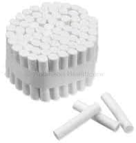 Robinson Cotton Dental Rolls Size 1 8mm 500 Pack Mouth Packing Moisture Control