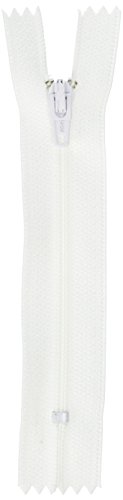 Coats Thread & Zippers F7204-WHT All-Purpose Plastic Zipper, 4