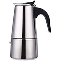 elabo Stovetop Espreeso Machine and Moka Pot for Gas or Electric Ceramic Stovetop, Italian Espresso Coffee Shot Maker…