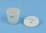 15 mL Porcelain Crucible with Lid