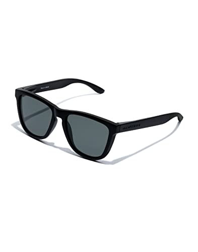 HAWKERS ONE POLARIZED, Occhiali da sole Unisex - Adulto, Nero Scuro/Nero Polarizzato, Taglia unica