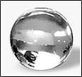 Clear Acrylic Contact Juggling Ball - 82mm - 3.22 Inch