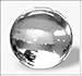 Rock Ridge 90mm Clear Acrylic Juggling Ball for Contact Juggling | Great for Beginners and Professionals