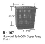 Aladdin Super Pump Basket for Hayward Superpump SP1600M B167