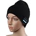 Winkeyes Outdoor Sports Bluetooth cap Music Hat Headphone Beanie Lovely Answer Phone Hat (black)