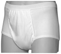 Salk Men's CareFor HaloShield Ultra Odor Control Briefs 67800H L White