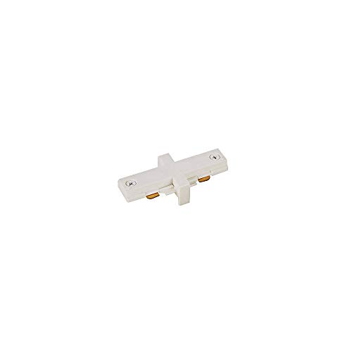 Juno Trac-Master White Miniature Straight Connector