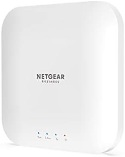 NETGEAR Wireless Access Point (WAX214) - WiFi 6 Dual-Band AX1800 Speed | 1 x 1G Ethernet PoE Port | 802.11ax | WPA3 Security | Create up to 4 Separate Wireless Networks