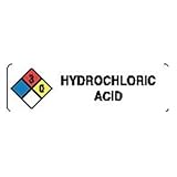 Item Haz Chem Lbl Hydrocloric Acid PK250