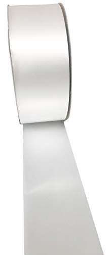 INERRA Ribbon - 100 Yards - 50mm (2") Florist Wedding Car and Craft Uses (White)