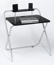 Directions East Apollo Folding Workstation/Student Desk, Black