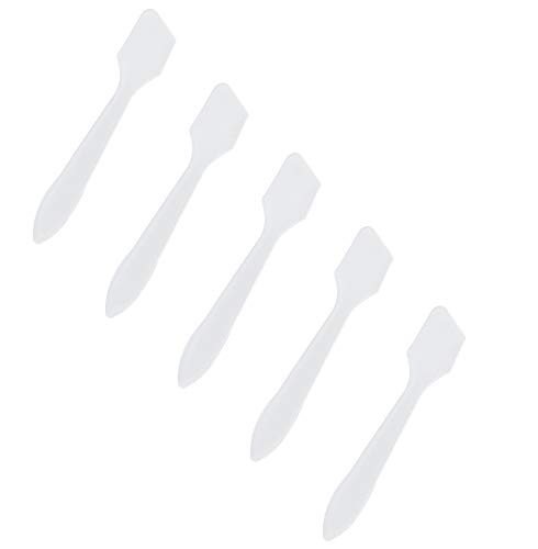 image for Bekith 500 Pack Makeup Frosted Tip Spatula Cosmetic Mask Spatula for M