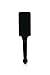 Tantus Sex/Adult Toys Plunge Paddle w/Dildo - 100% Utra-Premium Flexible Silicone BDSM, Sex Play, Foreplay for Couples, Cosplay, Costume Party - Satin, Black