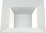 Squares 12oz Bowl, White, 10 Bowls