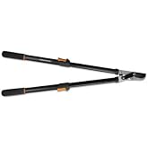 Fiskars 91686935J Telescoping Power-Lever Bypass Lopper, Cushioned Grip