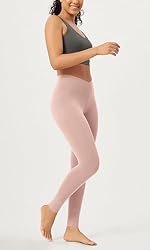 ODODOS 2 Pack Buttery Soft Cross Waist Leggings for