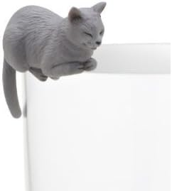 PUTITTO SERIES PUTITTO NEKO CAT edge of the cup Grey capsule toy