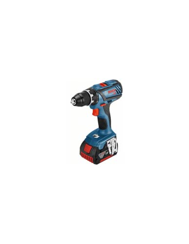 Bosch Professional 06019H4101 Perceuse-Visseuse Sans-Fil Gsr 18 V-28 (2 Batteries 5,0 Ah, 18 V, ∅ De Vissage Maxi : 8 Mm, L-Boxx) 9Noir/Bleu/Rouge 8 Mm 1