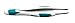 Easy Hold Slant Tip Tweezers. 1 Ct.