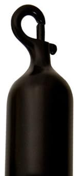 Set of 2 Flexibarrier Snap Latches for Barrier Ropes (28 or 38 mm) (Black, Diameter 38 mm)