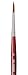 da Vinci Watercolor Series 5580 CosmoTop Spin Paint Brush, Round Synthetic with Red Handle, Size 4 (5580-04)