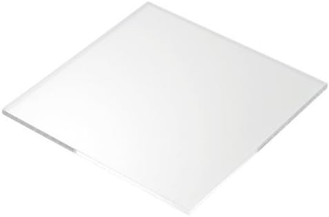 CrestGlass 3mm Clear Perspex Acrylic Sheet 31 Sizes 255mm x 205mm