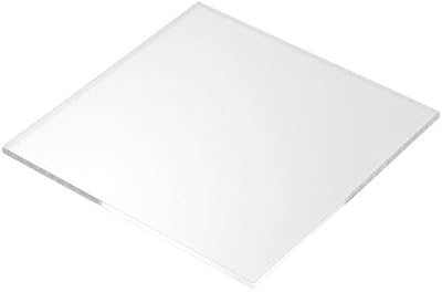 CrestGlass 3mm Clear Perspex Acrylic Sheet 31 Sizes 255mm x 205mm