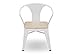 Delta Children Bistro Kids Play Table with 2-Piece Chair Set | White with Driftwood | Ideal for Arts & Crafts, Snack Time, Homeschooling, Homework & More