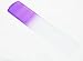 Genuine Czech Purple Crystal Glass 6 1/4 inch Spa Bar Slab Foot File
