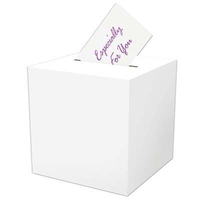 Beistle Party Decoration Allpurpose Receivingbox 12" X 12" Pack Of 6