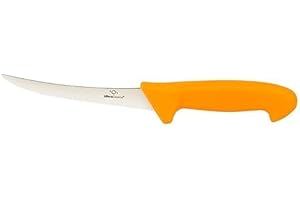 UltraSource - Boning Knife, 6" Curved/Semi-Flexible Blade, Polypropylene Handle