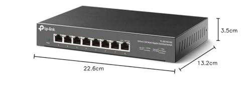 Tp-Link Tl-Sg108-M2 8 Port Gigabit Network Switch, 8X 2.5G Ethernet Switch, Metal Case, Power Saving, Plug &Amp; Play, Ethernet Splitter, Silent Operation, Desktop Or Wall Mount - View 9