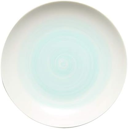 DecentGadget 8 Inch Round Dinner Lunch Plate, Set of 4, Porcelain Dinnerware