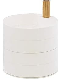 YAMAZAKI home Tosca 4-Tiered Jewelry Tray White