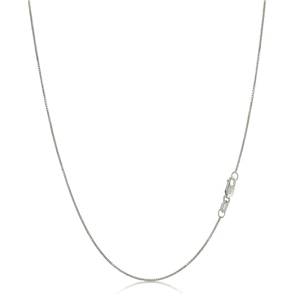 Amazon.com: Solid 925 Sterling Silver 1.35mm Twisted Box