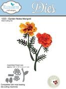 Elizabeth Craft Designs Garden Notes Marigold Die, Metal, Grey, 21.3 x 13.7 x 0.2 cm