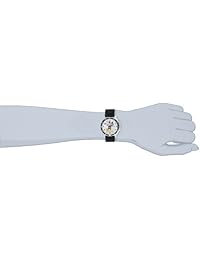 Disney Kids MK1080 Mickey Mouse Reloj con correa de goma negra