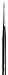 da Vinci Watercolor Maestro Series 10 Size 1 - Sharp Round - Maestro Kolinsky Red Sable - The Finest Kolinsky Available - Made in Germany