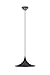 Globe Electric 63872 1-Light Flat Modern Industrial Pendant, Bronze, Oil Rubbed Finish, Gold Interior