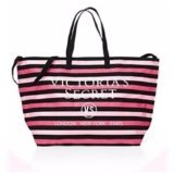 Victoria's Secret Weekender Stripes Tote Bag