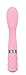Pure Love Silicone G-Spot Vibrator Pink, Rechargeable and Multi Speed with Swarovski Crystal Button, Pretty Quilted Vibrator