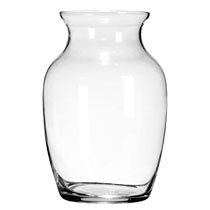 Amazon Com Jardin Clear Glass Flower Vases 7 Tall Wholesale